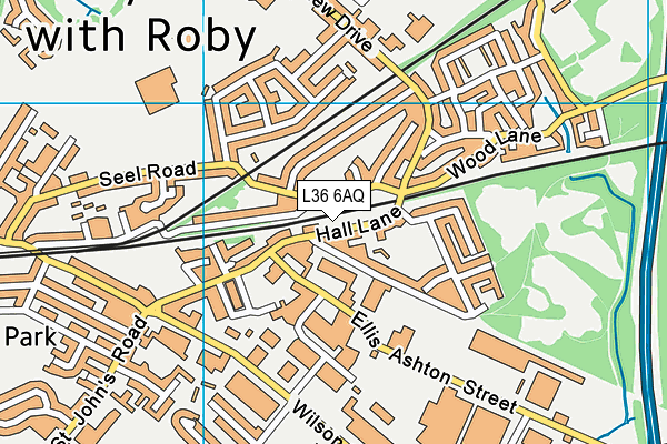 L36 6AQ map - OS VectorMap District (Ordnance Survey)