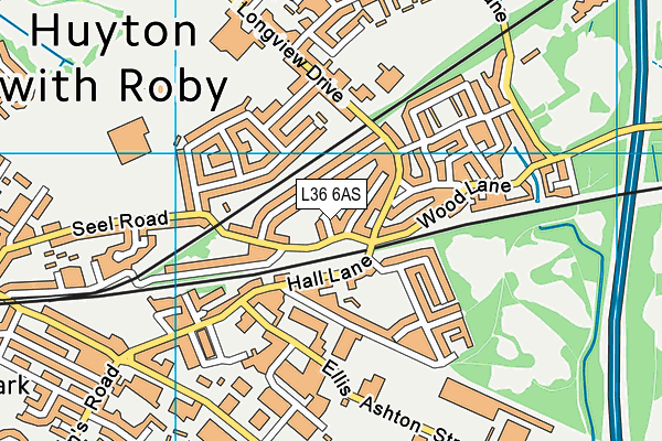 L36 6AS map - OS VectorMap District (Ordnance Survey)