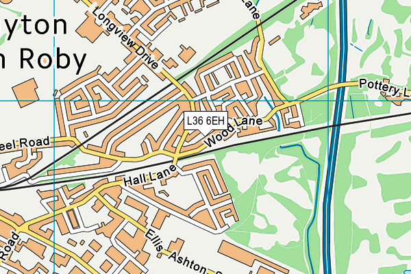 L36 6EH map - OS VectorMap District (Ordnance Survey)