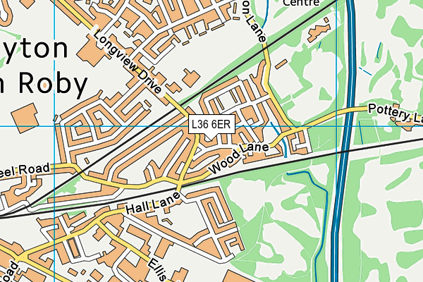 L36 6ER map - OS VectorMap District (Ordnance Survey)