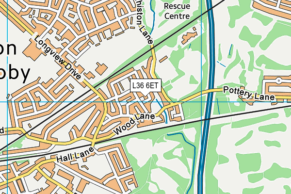 L36 6ET map - OS VectorMap District (Ordnance Survey)