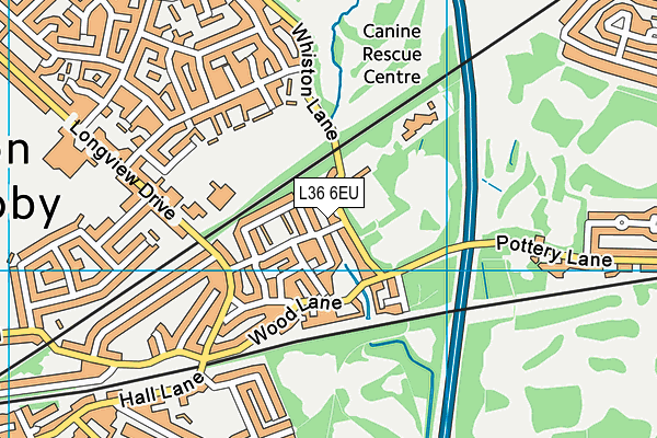 L36 6EU map - OS VectorMap District (Ordnance Survey)