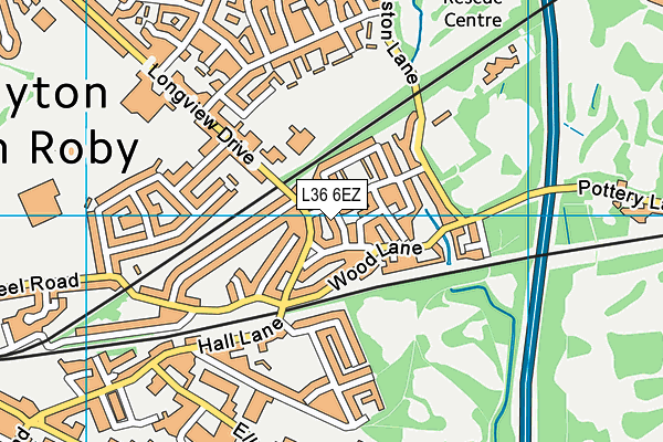 L36 6EZ map - OS VectorMap District (Ordnance Survey)