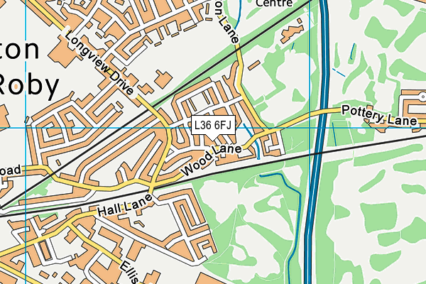 L36 6FJ map - OS VectorMap District (Ordnance Survey)