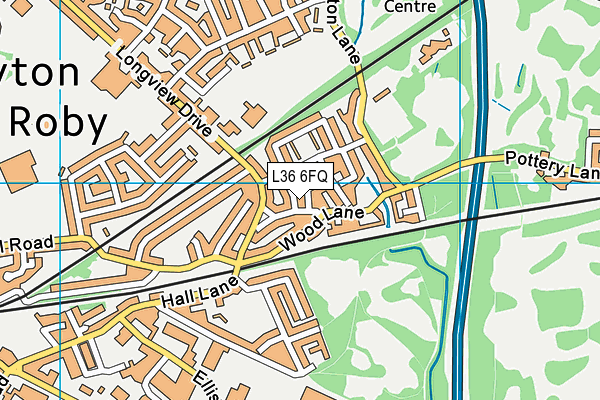 L36 6FQ map - OS VectorMap District (Ordnance Survey)