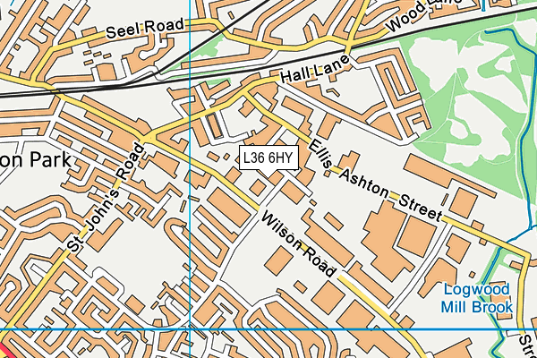 L36 6HY map - OS VectorMap District (Ordnance Survey)