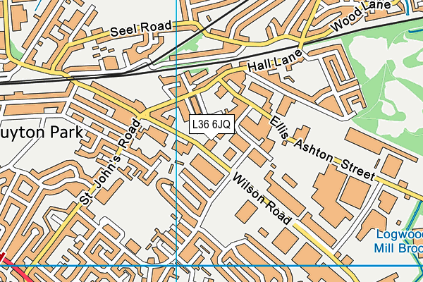 L36 6JQ map - OS VectorMap District (Ordnance Survey)