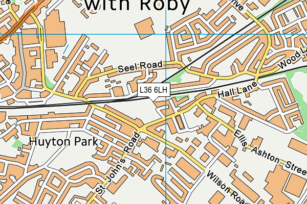 L36 6LH map - OS VectorMap District (Ordnance Survey)