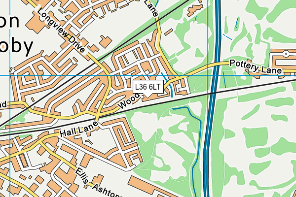 L36 6LT map - OS VectorMap District (Ordnance Survey)