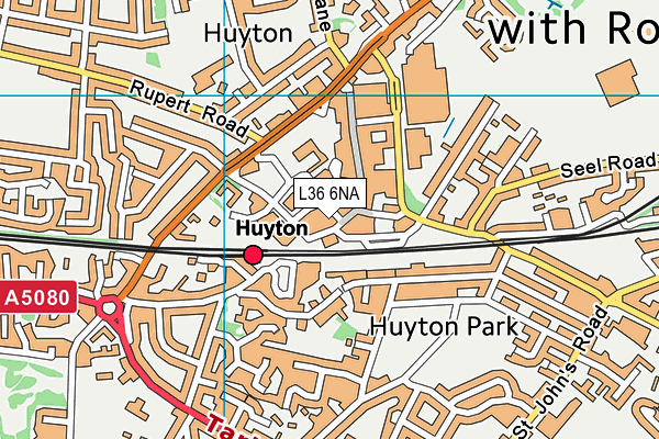 L36 6NA map - OS VectorMap District (Ordnance Survey)