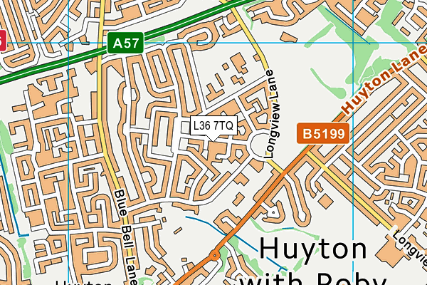 L36 7TQ map - OS VectorMap District (Ordnance Survey)