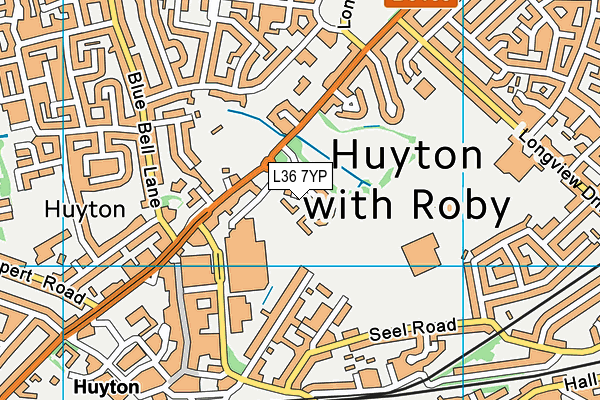 L36 7YP map - OS VectorMap District (Ordnance Survey)