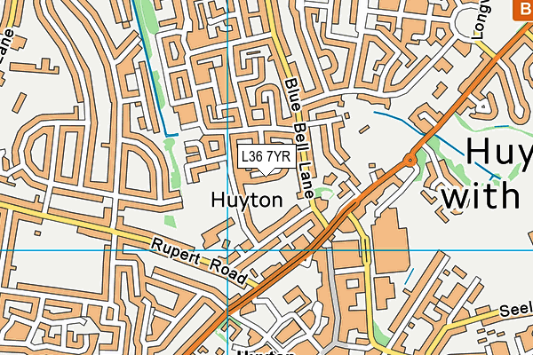 L36 7YR map - OS VectorMap District (Ordnance Survey)