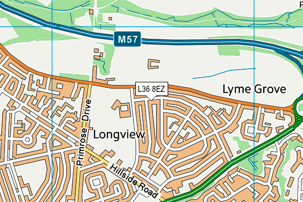 L36 8EZ map - OS VectorMap District (Ordnance Survey)