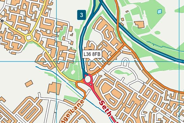 L36 8FB map - OS VectorMap District (Ordnance Survey)