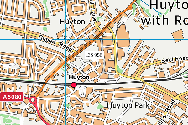 L36 9SB map - OS VectorMap District (Ordnance Survey)