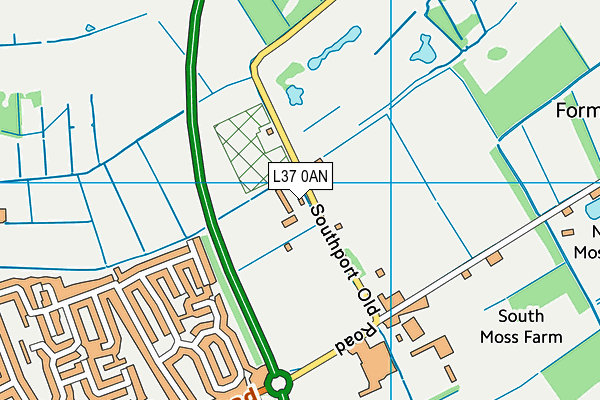 L37 0AN map - OS VectorMap District (Ordnance Survey)