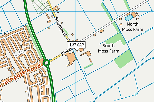 L37 0AP map - OS VectorMap District (Ordnance Survey)