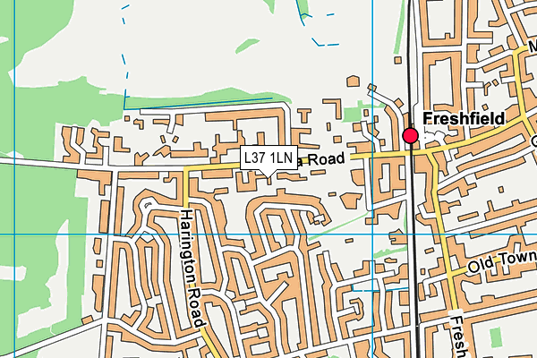L37 1LN map - OS VectorMap District (Ordnance Survey)