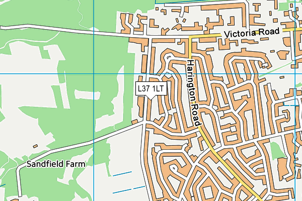 L37 1LT map - OS VectorMap District (Ordnance Survey)