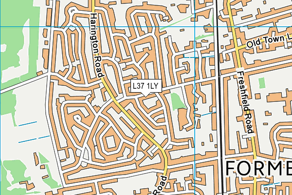 L37 1LY map - OS VectorMap District (Ordnance Survey)
