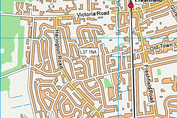 L37 1NA map - OS VectorMap District (Ordnance Survey)