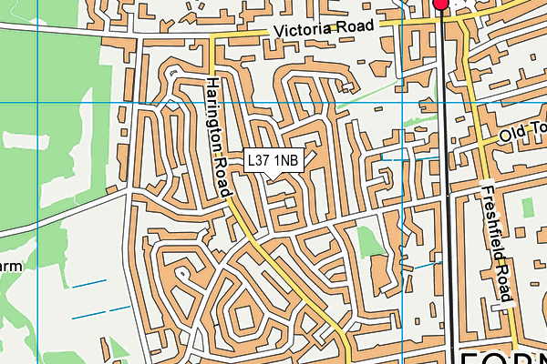 L37 1NB map - OS VectorMap District (Ordnance Survey)