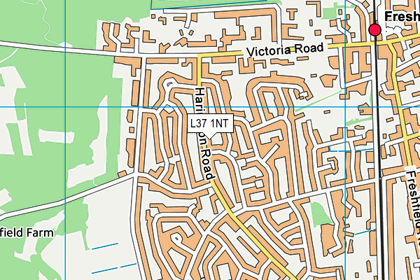 L37 1NT map - OS VectorMap District (Ordnance Survey)