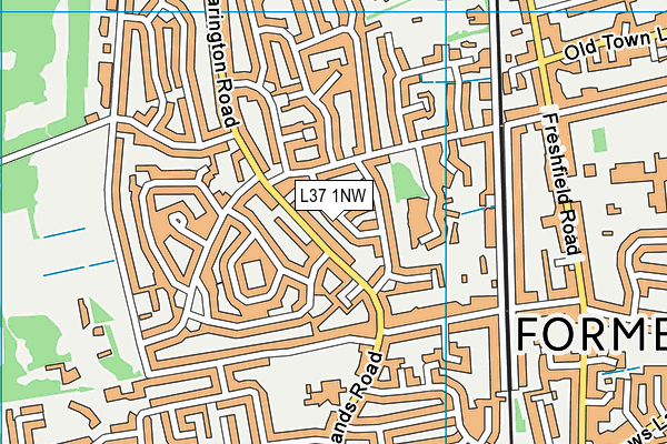 L37 1NW map - OS VectorMap District (Ordnance Survey)