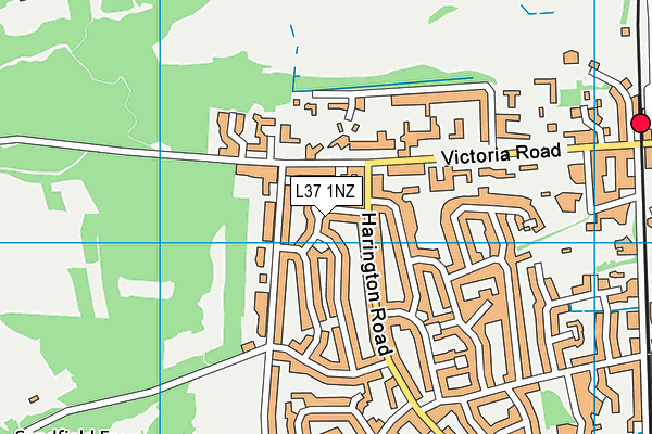L37 1NZ map - OS VectorMap District (Ordnance Survey)
