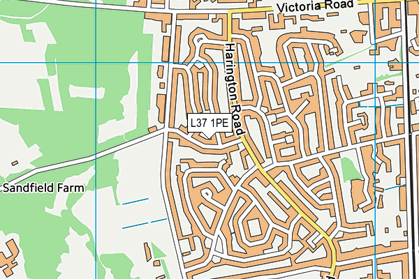 L37 1PE map - OS VectorMap District (Ordnance Survey)