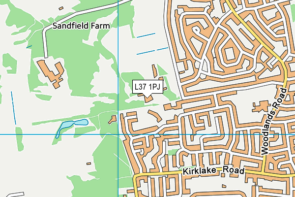 L37 1PJ map - OS VectorMap District (Ordnance Survey)