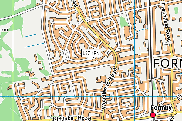L37 1PN map - OS VectorMap District (Ordnance Survey)