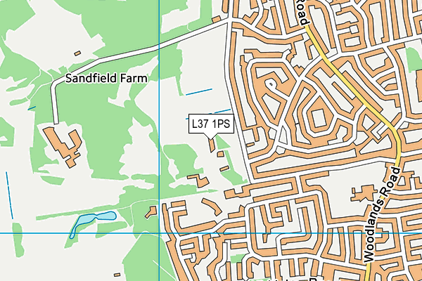 L37 1PS map - OS VectorMap District (Ordnance Survey)