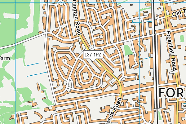 L37 1PZ map - OS VectorMap District (Ordnance Survey)