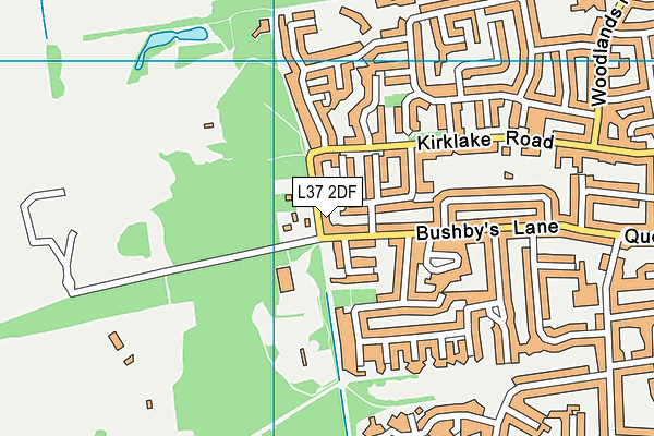 L37 2DF map - OS VectorMap District (Ordnance Survey)