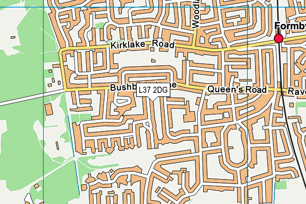 L37 2DG map - OS VectorMap District (Ordnance Survey)