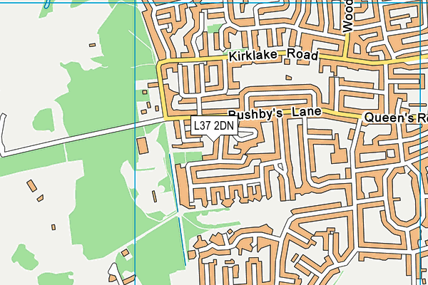 L37 2DN map - OS VectorMap District (Ordnance Survey)