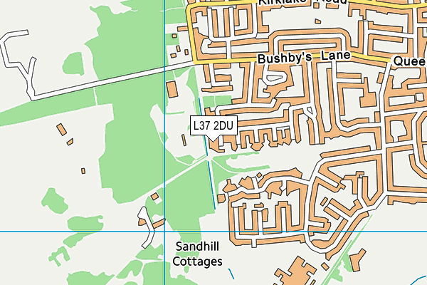 L37 2DU map - OS VectorMap District (Ordnance Survey)