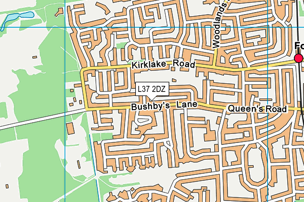 L37 2DZ map - OS VectorMap District (Ordnance Survey)