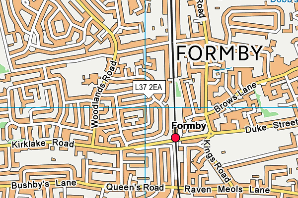 L37 2EA map - OS VectorMap District (Ordnance Survey)