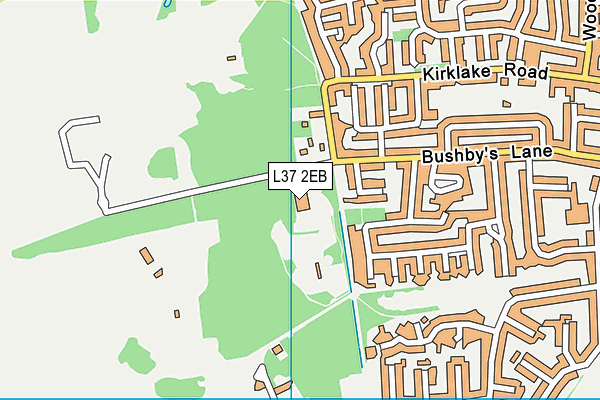 L37 2EB map - OS VectorMap District (Ordnance Survey)