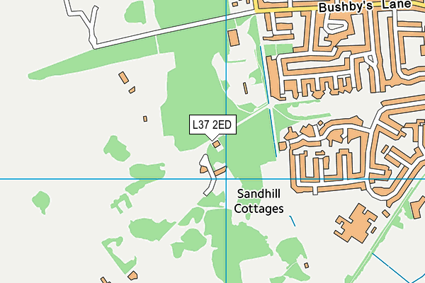 L37 2ED map - OS VectorMap District (Ordnance Survey)