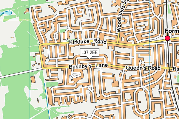 L37 2EE map - OS VectorMap District (Ordnance Survey)