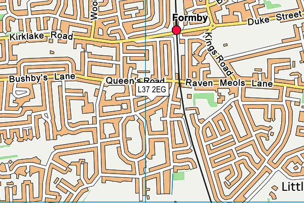 L37 2EG map - OS VectorMap District (Ordnance Survey)