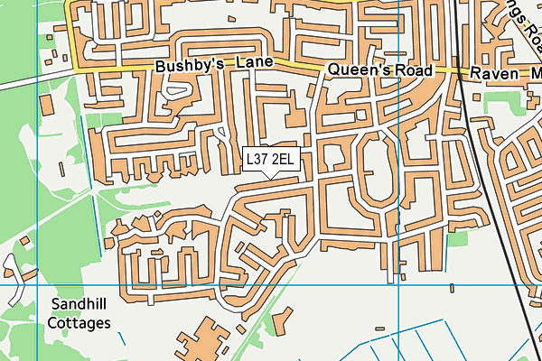 L37 2EL map - OS VectorMap District (Ordnance Survey)