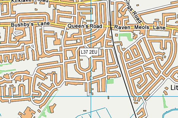 L37 2EU map - OS VectorMap District (Ordnance Survey)