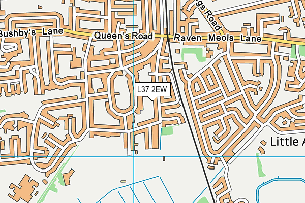 L37 2EW map - OS VectorMap District (Ordnance Survey)