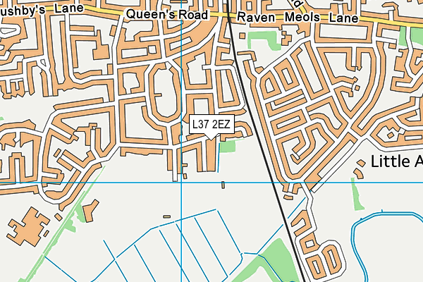 L37 2EZ map - OS VectorMap District (Ordnance Survey)