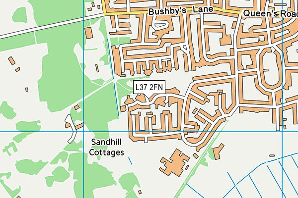 L37 2FN map - OS VectorMap District (Ordnance Survey)